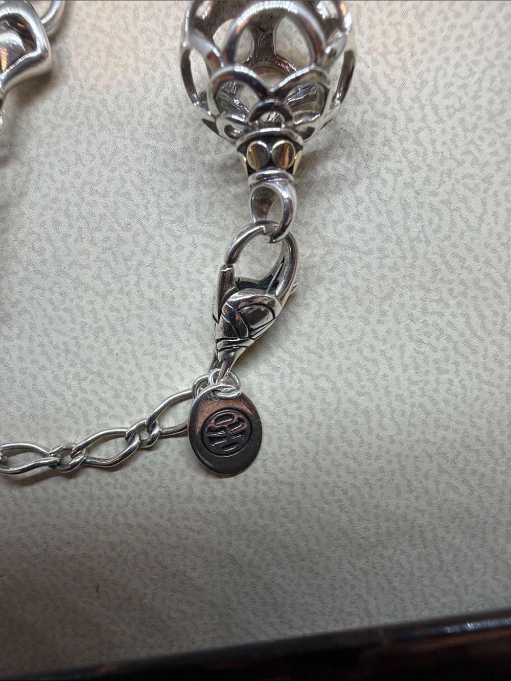 John Hardy Naga Dragon Silver 18K Sautoir 36" Necklace - Picture 5 of 6